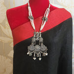 Black metal Oxidized handmade necklace set