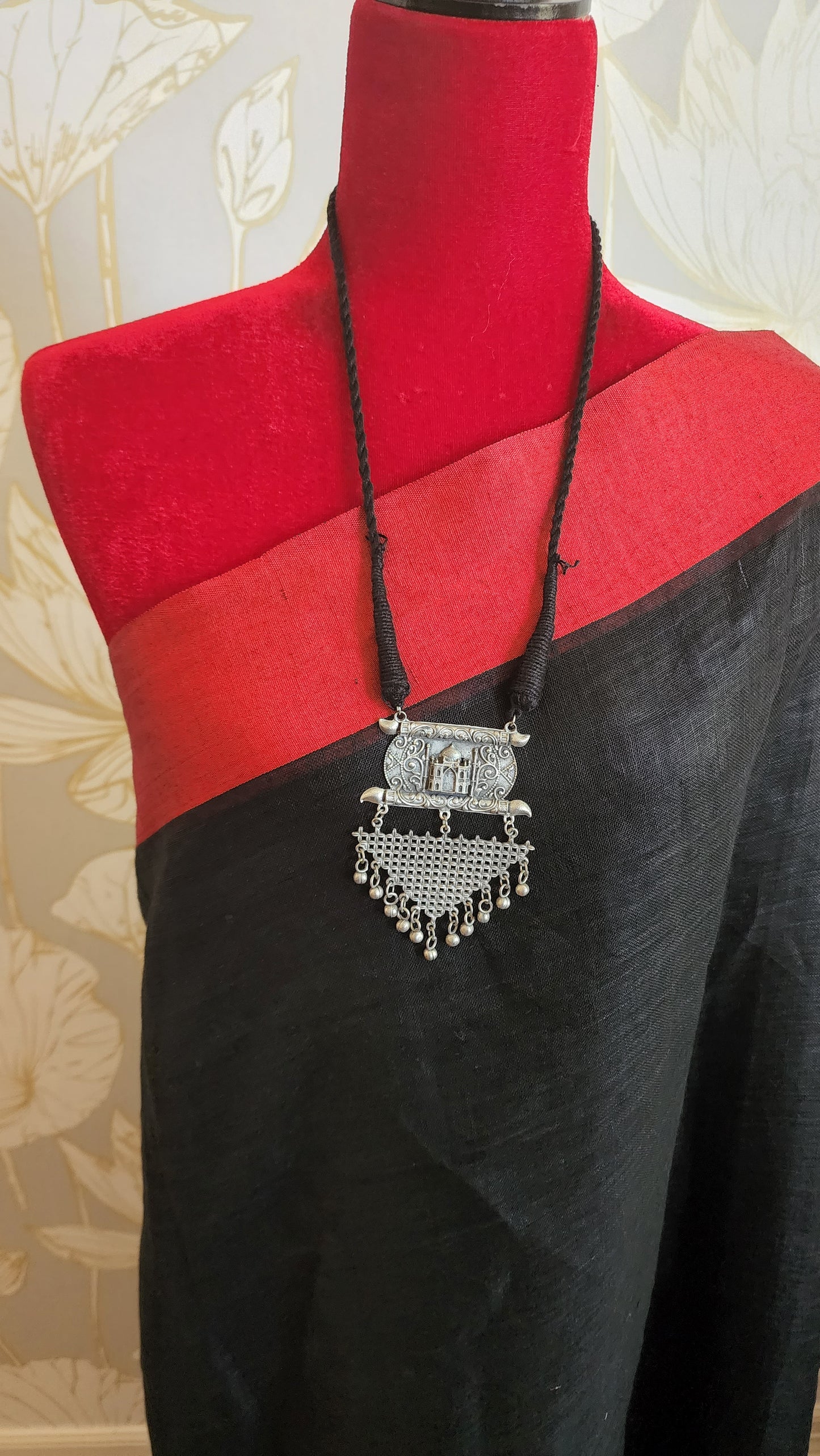 Black metal Oxidized handmade necklace set