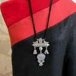 Black metal Oxidized handmade necklace set