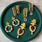 Sunflower collection earrings