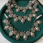 Alaya silver alike  necklace set