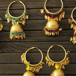 Aaria  contemporary hoop earrings