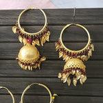 Aaria  contemporary hoop earrings