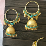 Aaria  contemporary hoop earrings