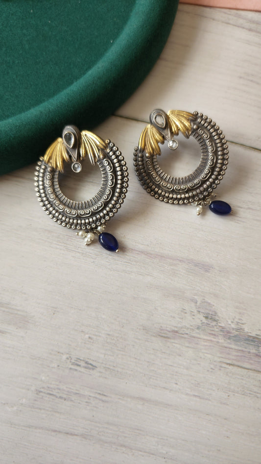 Charu dual tone earrings
