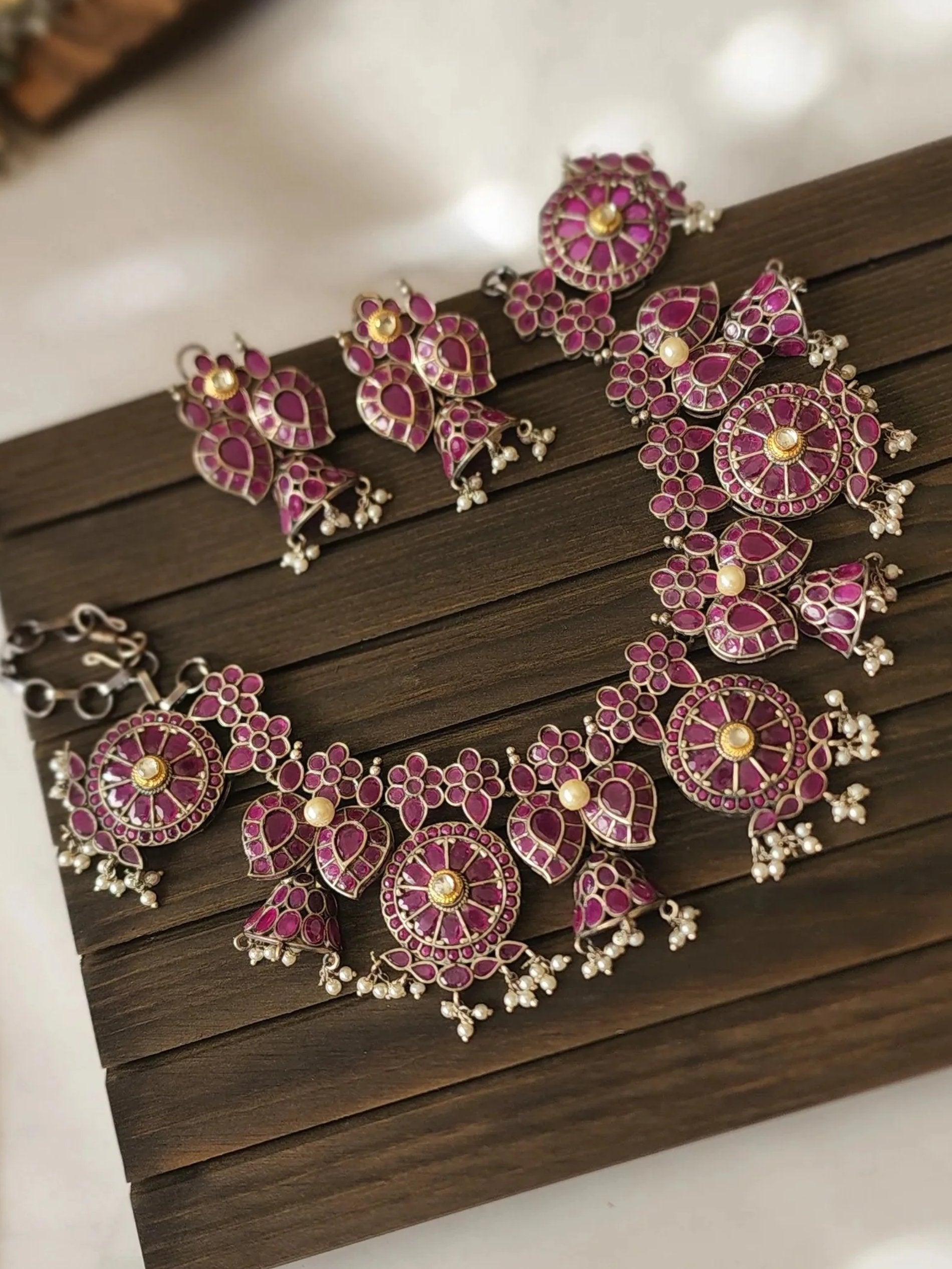Aarna fusion handmade necklace set