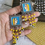 Krituka Handpainted earrings