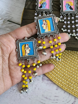 Krituka Handpainted earrings