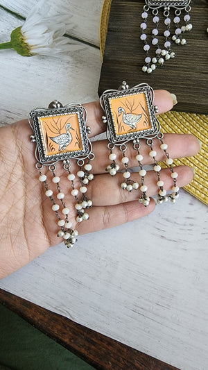 Krituka Handpainted earrings