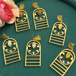 Heart contemporary earrings