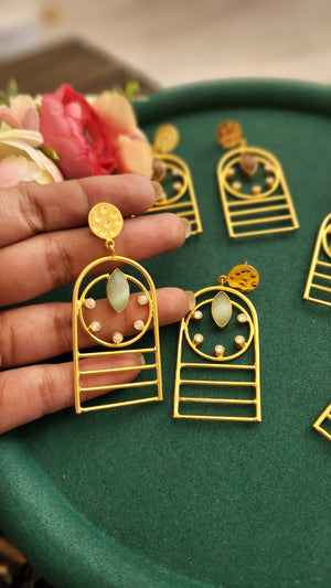 Contemporary earrings collection