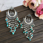 Anthara pearl silveralike earrings