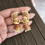 Bramara jhumka earrings