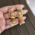 Bramara jhumka earrings