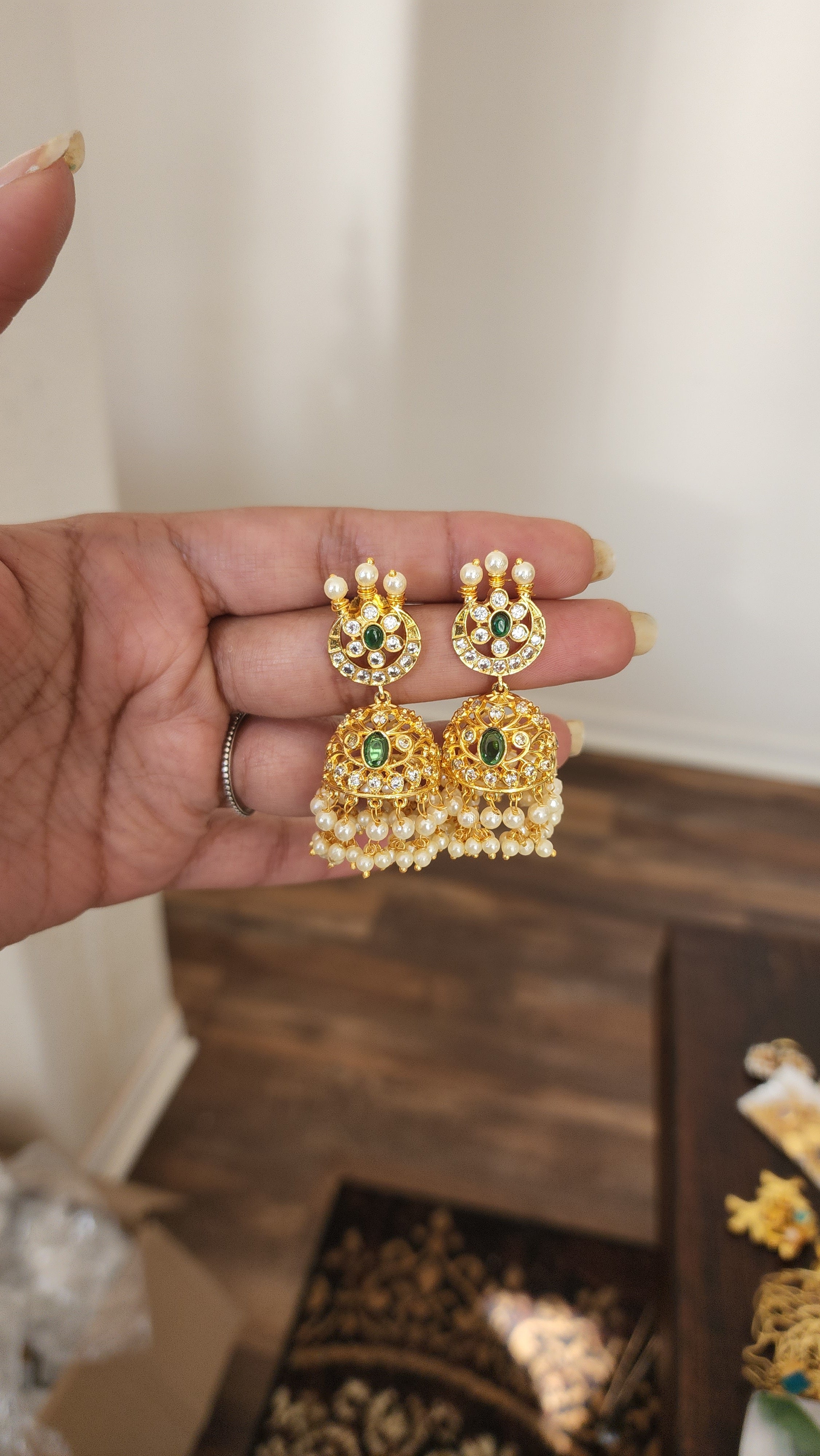 Bhanu jhumka earrings