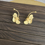 Butterfly contemporary  earrings