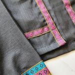 Black handloom cotton Jacket