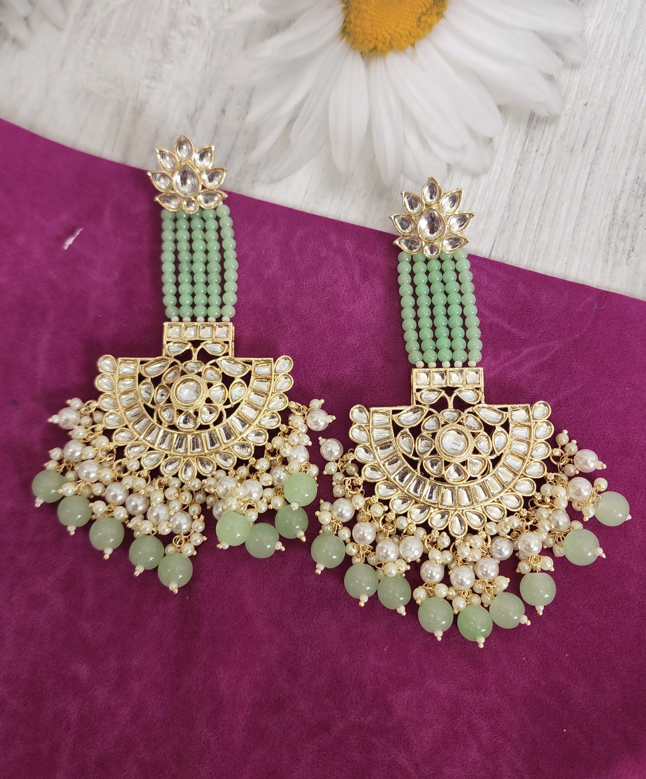 Arushi meenakari earrings