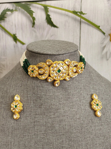Rachana kundan choker necklace set