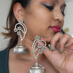 Aastha fusion jhumka earrings