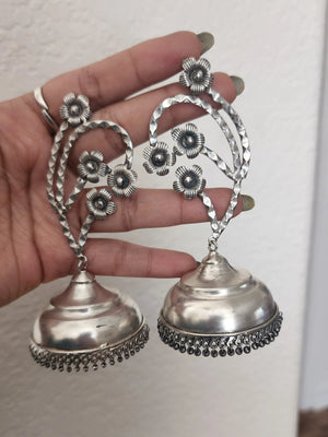 Aastha fusion jhumka earrings