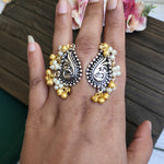 Peacock Contemporary adjustable ring