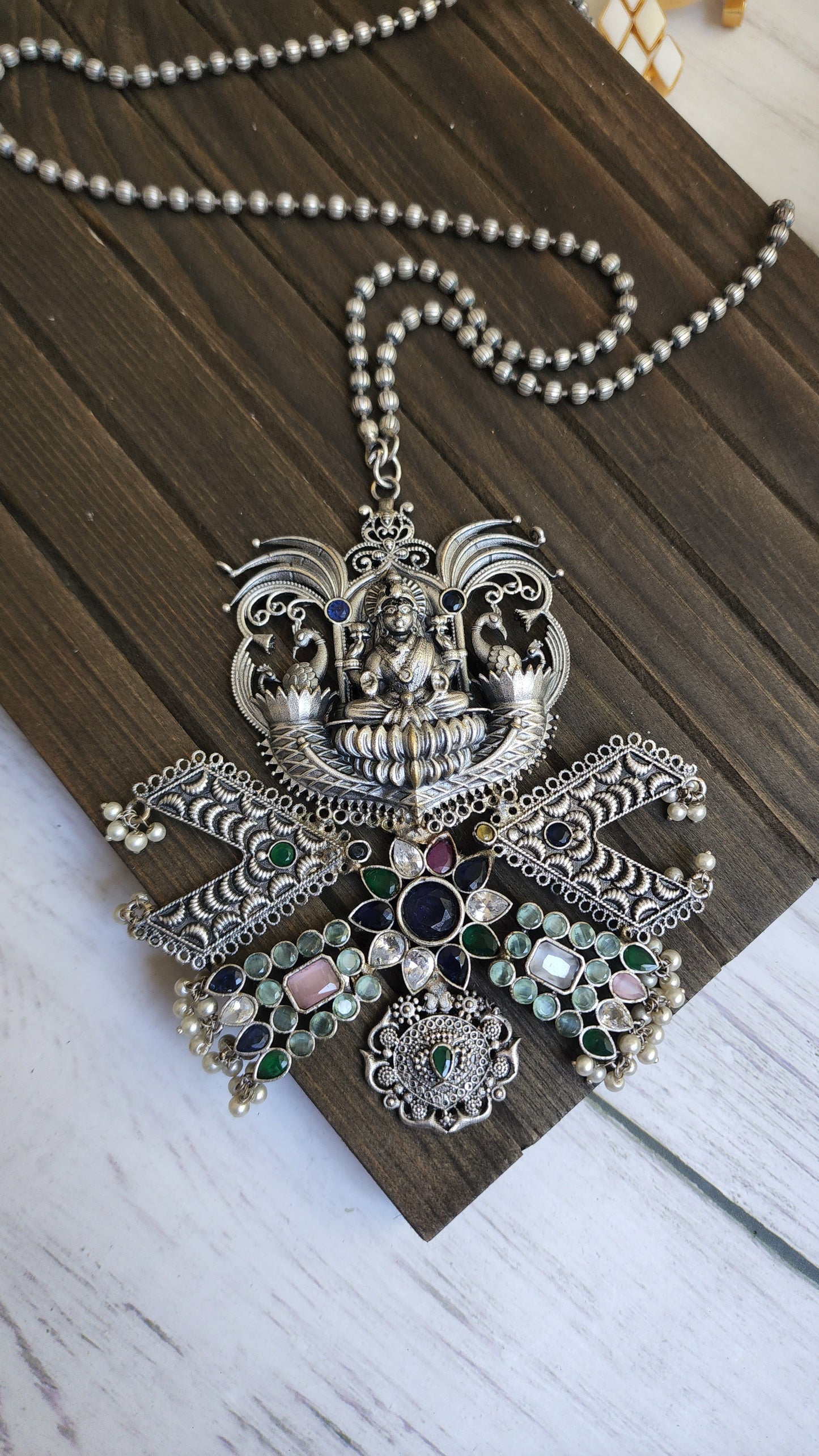 Lakshmi temple designe necklace set