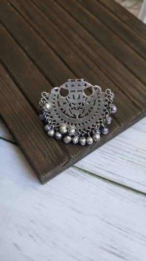 Anthara silver alike adjustable ring