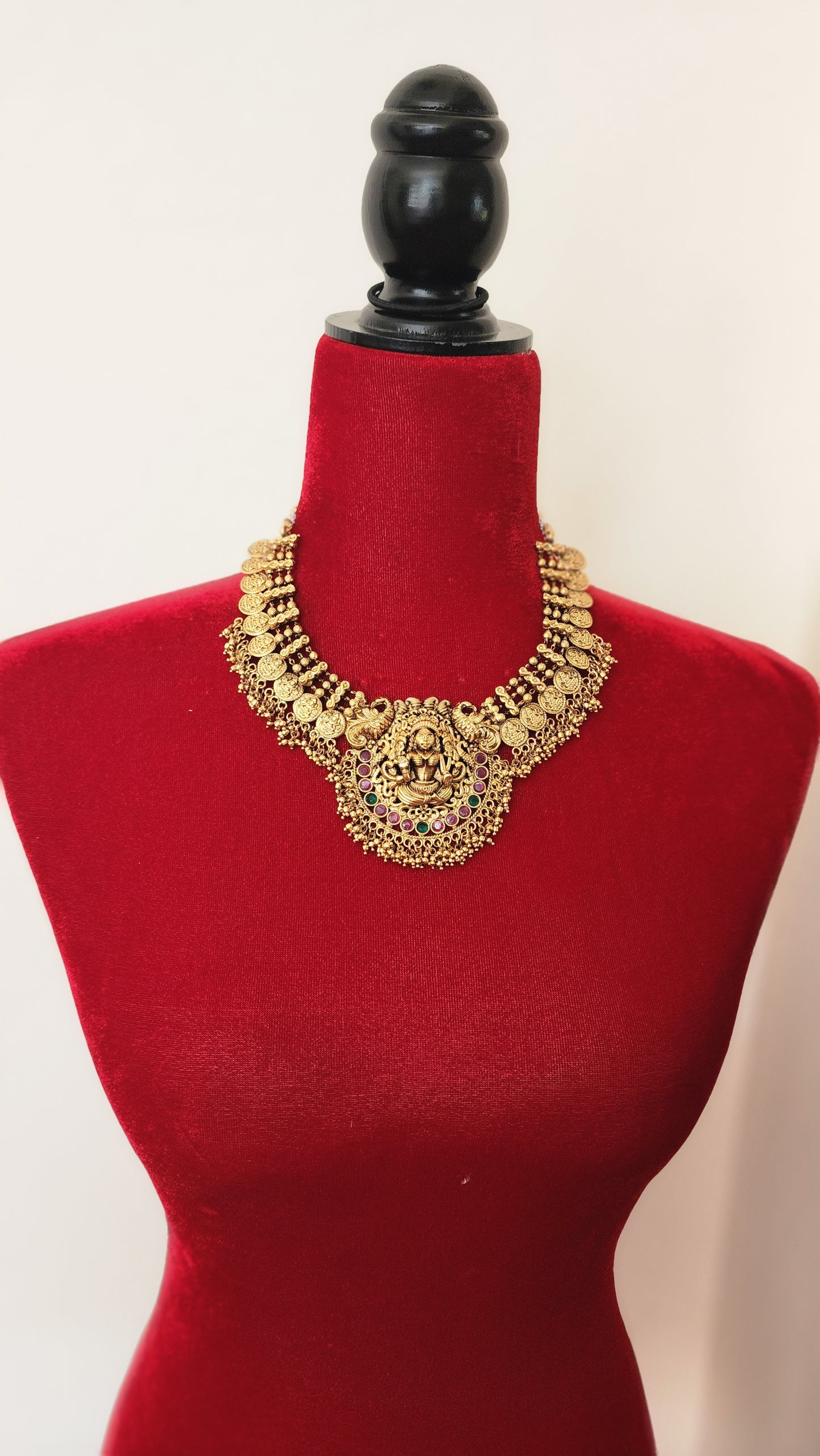 Vasvi designer gold plated necklace set