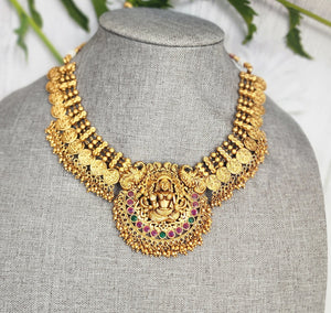 Vasvi designer gold plated necklace set