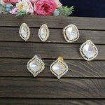 Kundan stud earrings