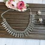 Kolhapuri peacock oxidized Necklace set