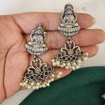 Lakshmi Silver Alike earrings