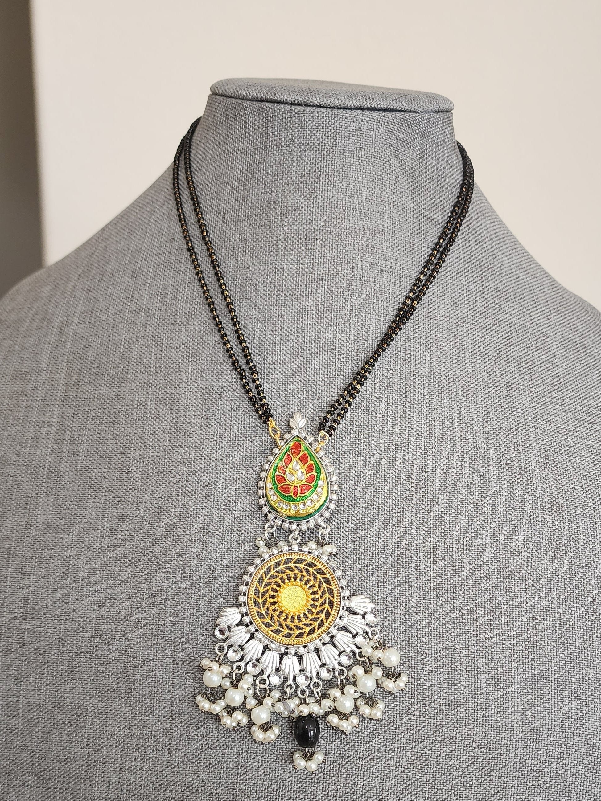 Aarna fusion handmade mangalsutra necklace