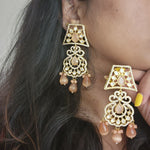 Raah polki chandbali earrings collection