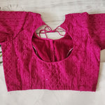 Georgette chikankari blouse