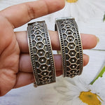 Silver alike kada bangles