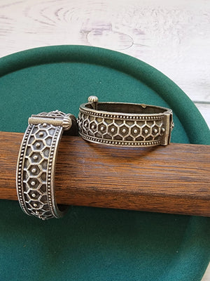 Silver alike kada bangles