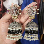 Aastha fusion jhumka earrings