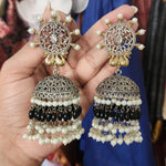 Aastha fusion jhumka earrings