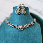 Anamika oxidized choker Necklace set