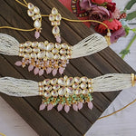 Aanshi kundan choker necklace set