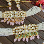 Aanshi kundan choker necklace set