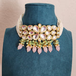 Aanshi kundan choker necklace set