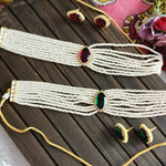 Aanshi kundan choker necklace