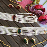 Aanshi kundan choker necklace
