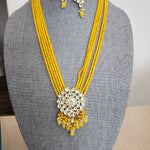 Aashwi kundan beaded necklace set