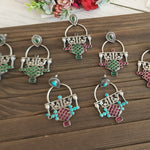 Kiran silver alike earrings