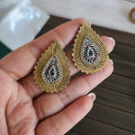 Kantha Dualtone stud earrings