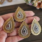 Kantha Dualtone stud earrings